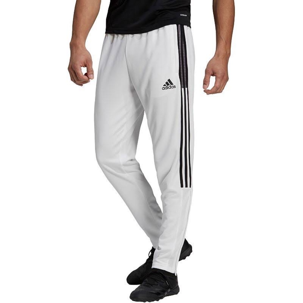 Adidas tiro track pants white